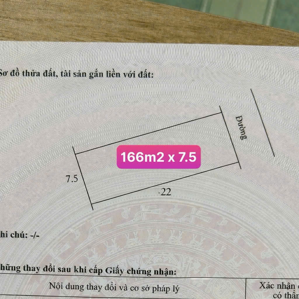 Bán lô góc 166m2 mặt tiền 7m tại quất lâm sát Flamingo hơn 1 tỷ