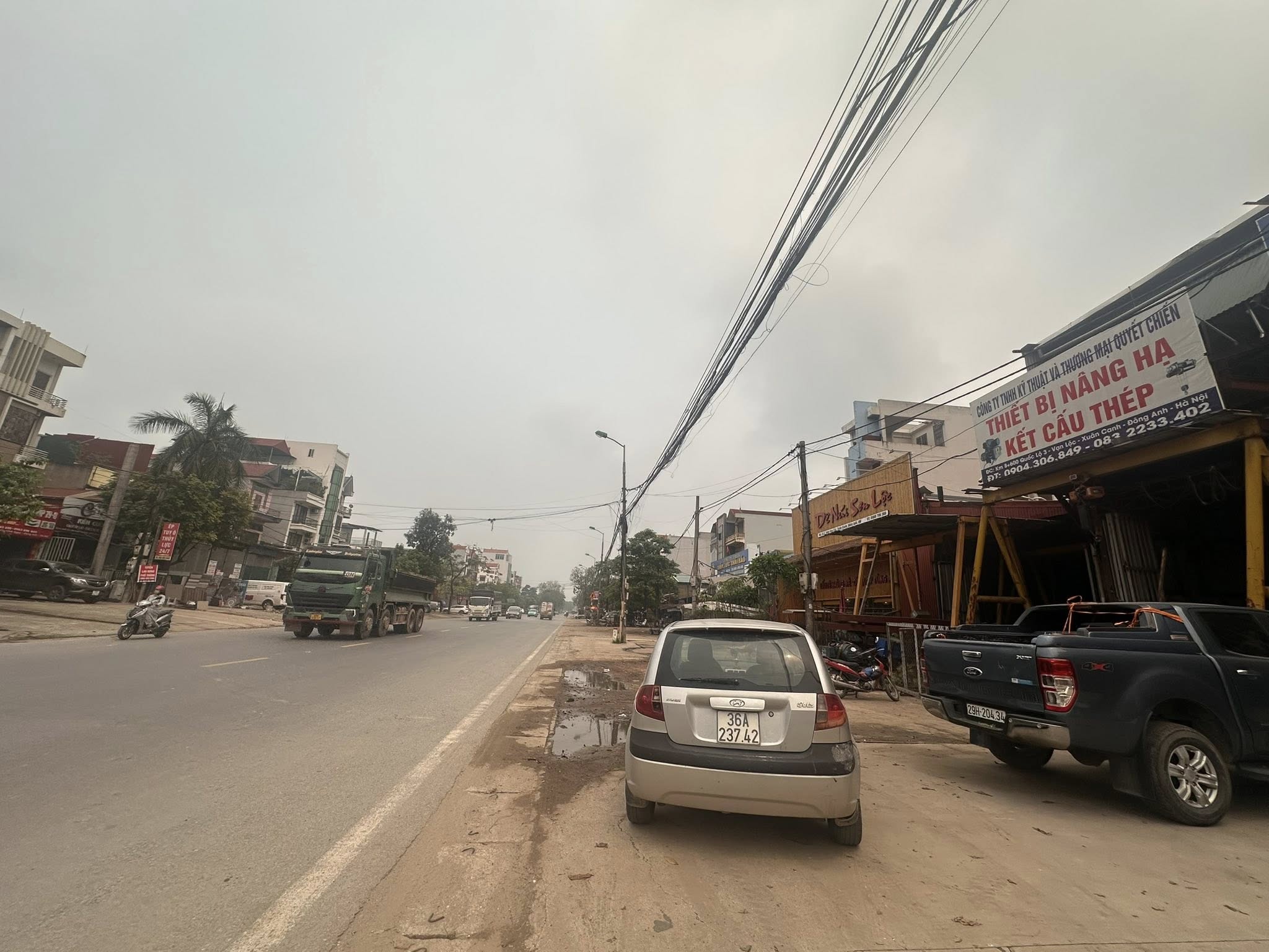 Chính chủ cần tiền gửi bán gấp đất mặt đường QL3 - Đường nhiều ô tô tải tránh nhau