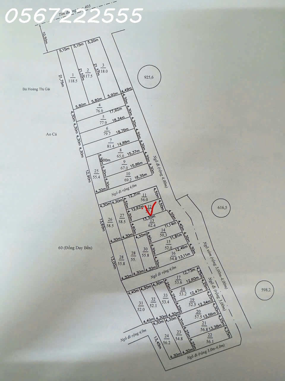 Bán lô góc Tuyến 2 đường 403 Minh Đức, Đồ Sơn giá F0 - ZALO 0567 222 555