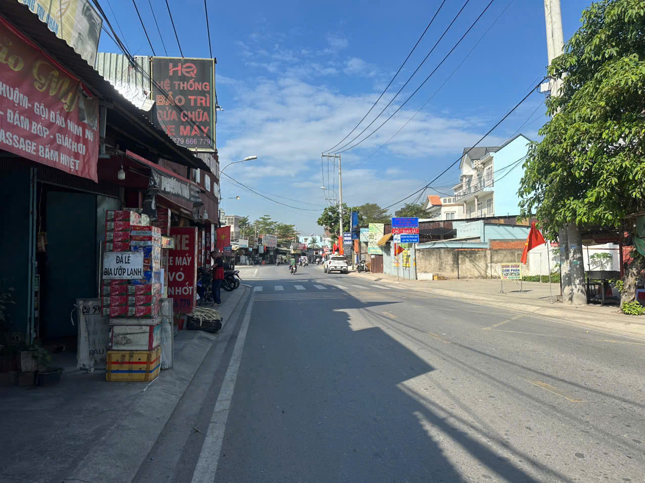 Lô đất mặt tiền đường Nguyễn duy trinh long trường DT 165m giá tốt