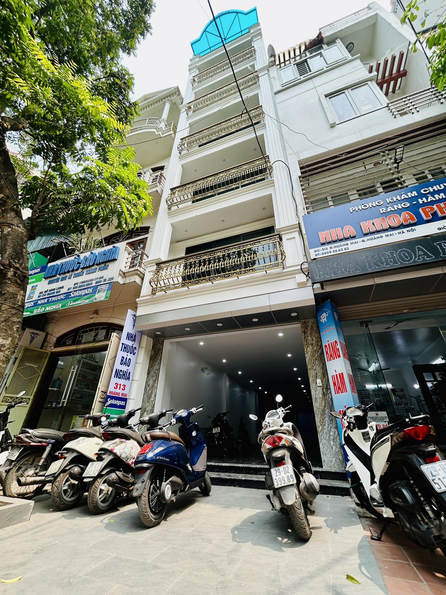 BÁN TÒA NHÀ MẶT ĐƯỜNG HOÀNG MAI. 7 TẦNG. THANG MÁY. KINH DOANH.