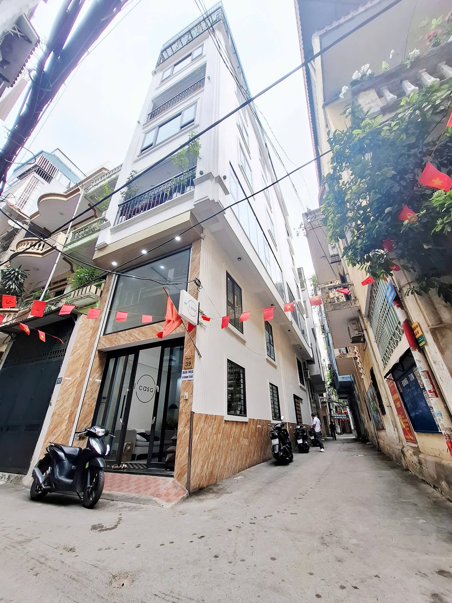 BÁN NHÀ ĐƯỜNG TÔ VĨNH DIỆN. 55M2 - 5 TẦNG. THANG MÁY.