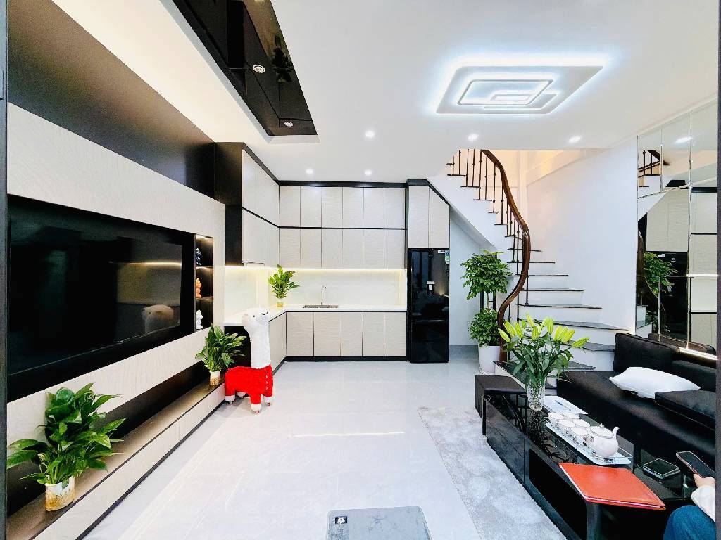 6,98 TỶ - NHÀ MỚI ĐẸP NGÕ GỐC ĐỀ - 4 TẦNG, 2 THOÁNG FULL NỘI THẤT HIỆN ĐẠI – NGÕ NÔNG RỘNG BA GÁC TRÁNH - TIỆN ÍCH NGẬP TRÀN