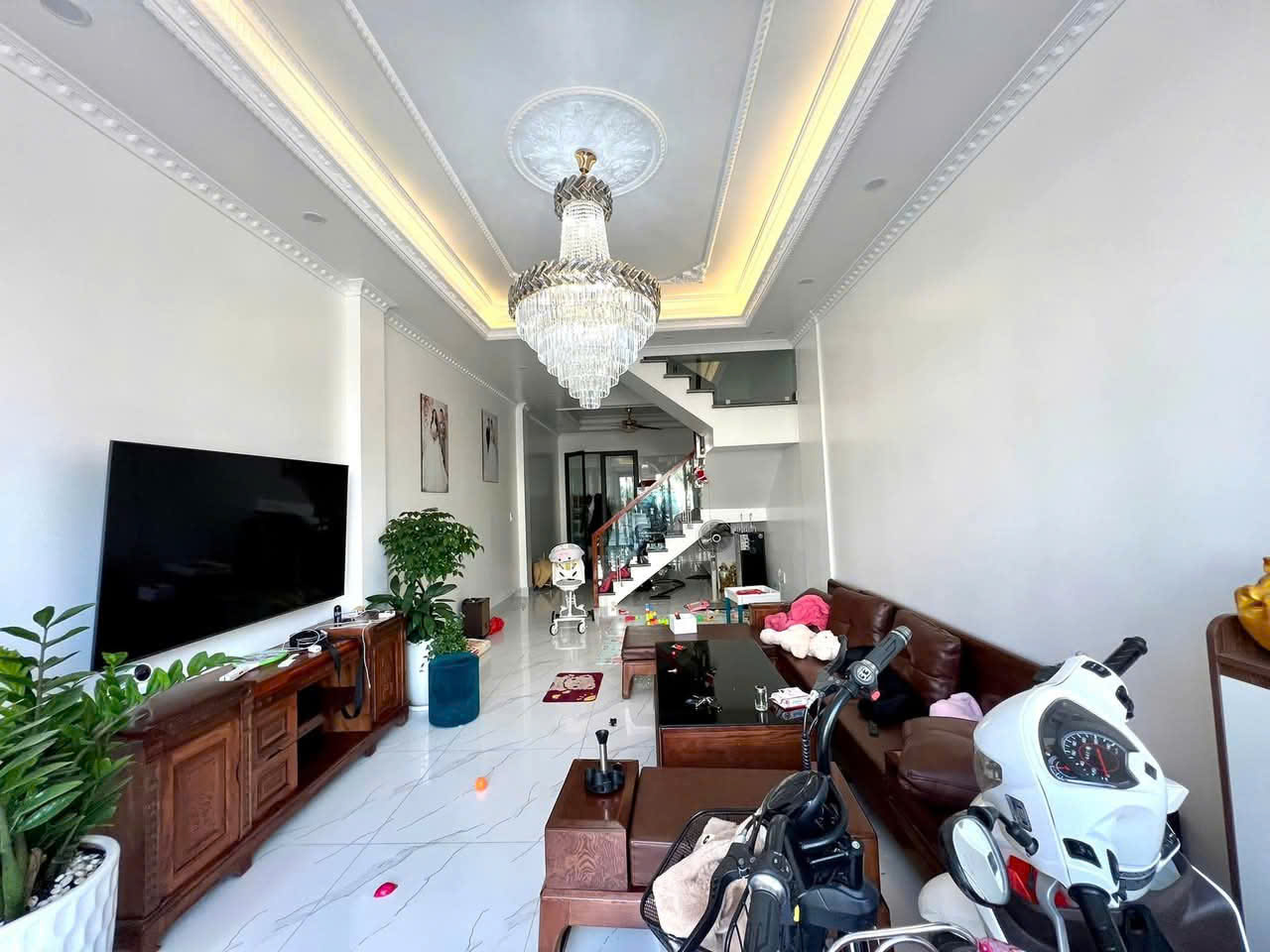 Rẻ nhất TĐC Vĩnh Niệm - 56m 4 tầng - Đường 12m - dân xây độc lập
