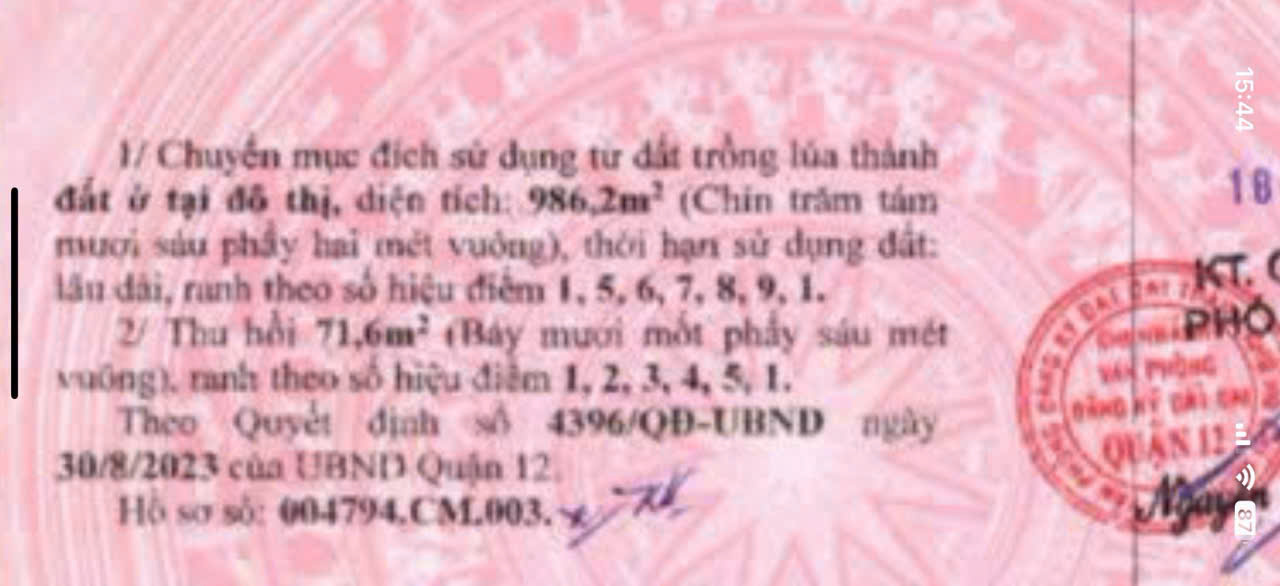 SIÊU PHẨM 986M² THỔ CƯ – MẶT TIỀN ĐÔNG HƯNG THUẬN 10B – NGANG 20M