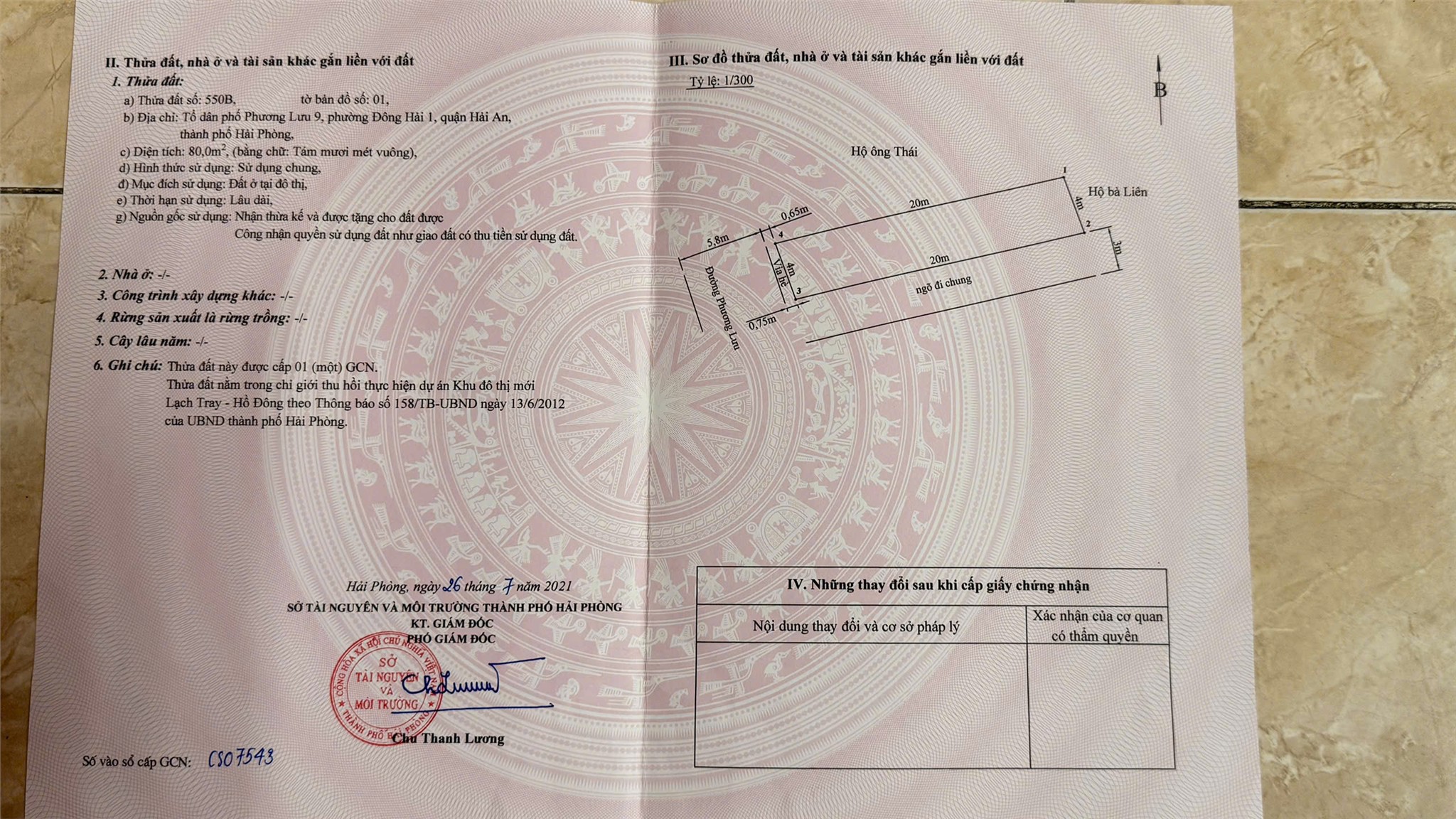 Chính Chủ Bán Đất Tặng Nhà MẶT TIỀN Đường Phương Lưu, Đông Hải 1, Hải An, Hải Phòng
