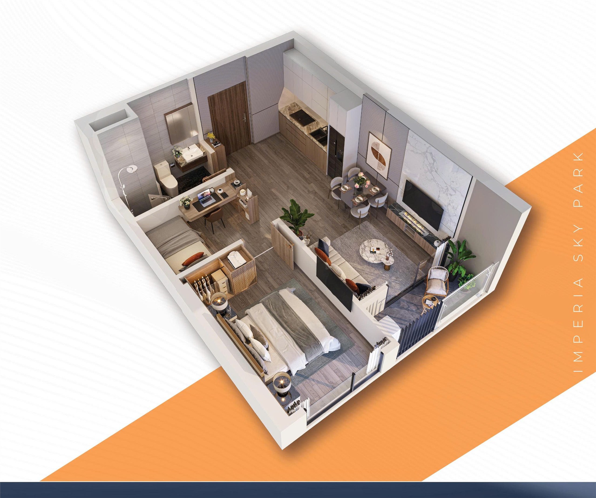 Chỉ Cần Chưa Đến 1 Tỷ Sở Hữu Ngay Chung Cư Cao Cấp Hạng Sang Imperia Sky Park KĐT Nam An Khánh