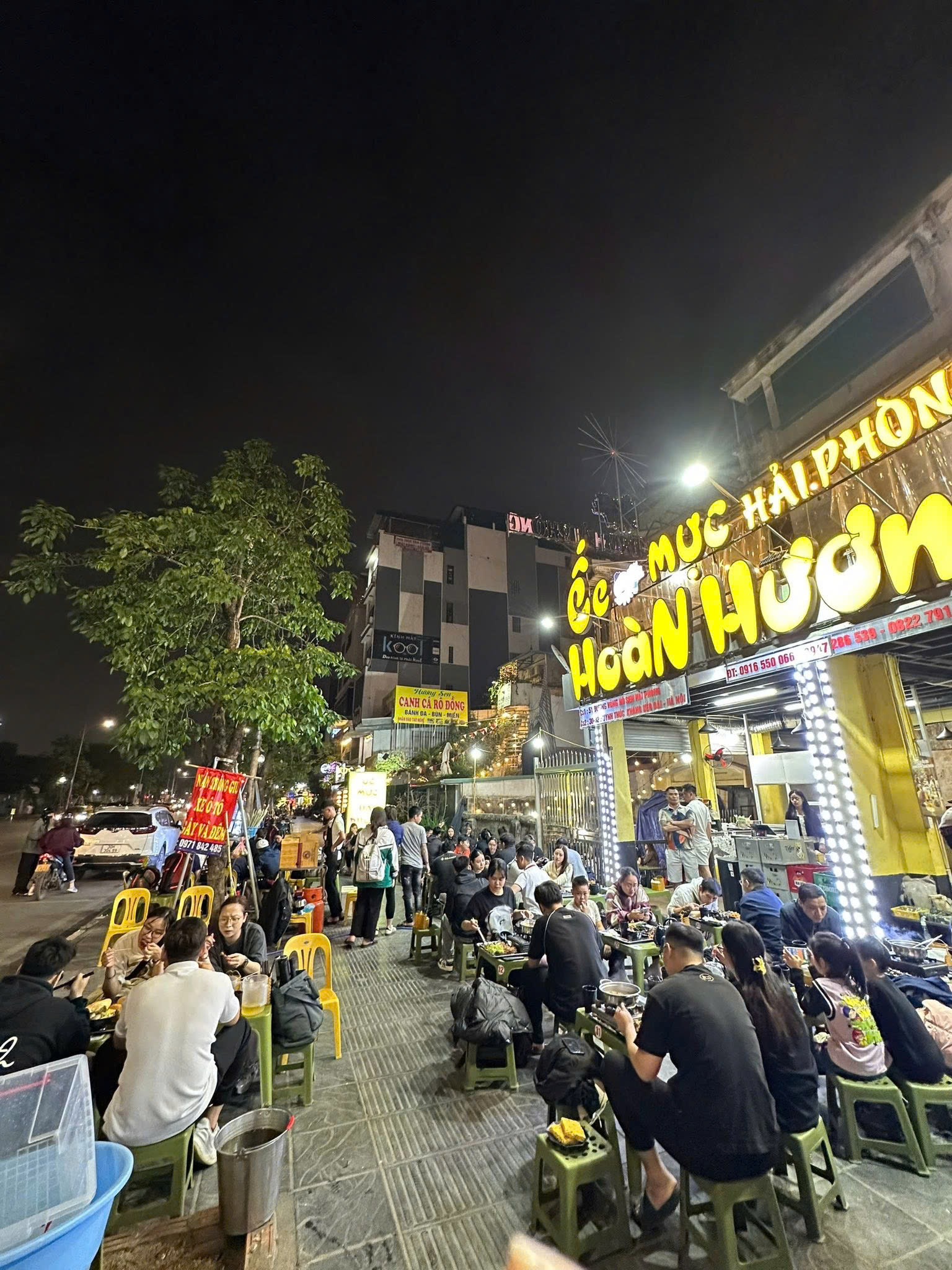 SANG NHƯỢNG QUÁN ỐC MỰC HOÀN HƯƠNG HẢI PHÒNG - 44 HUỲNH THÚC KHÁNG KÉO DÀI