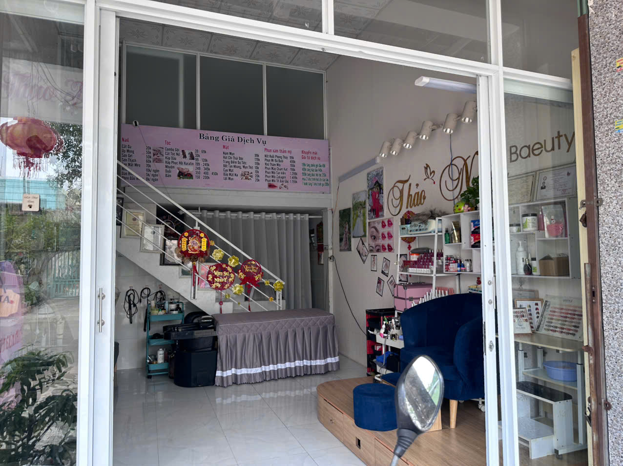 SANG TIỆM NAIL – GỘI ĐẦU DƯỠNG SINH MỸ PHƯỚC 2, BẾN CÁT