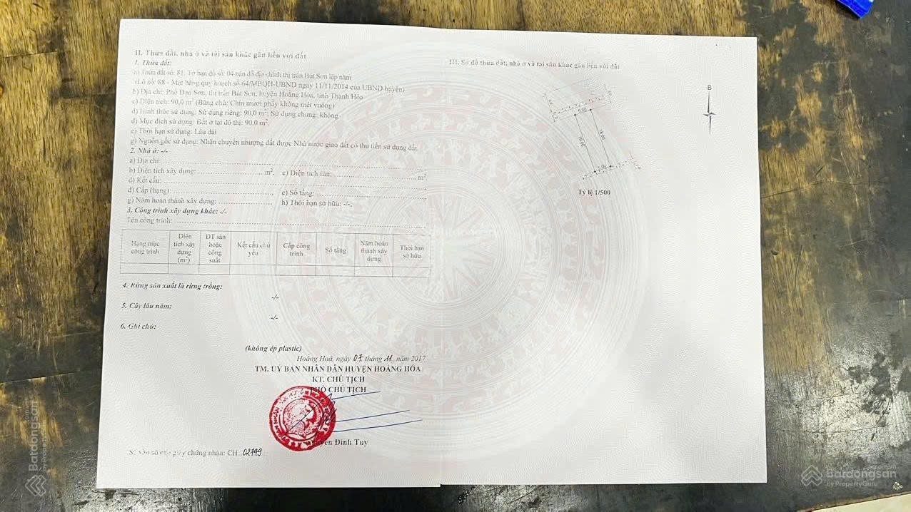 NHÀ ĐẸP – GIÁ TỐT –BÁN NHANH NHÀ HÀNG, Nam Sông Gòng –Thị trấn Bút Sơn –Huyện Hoằng Hóa –Thanh Hóa