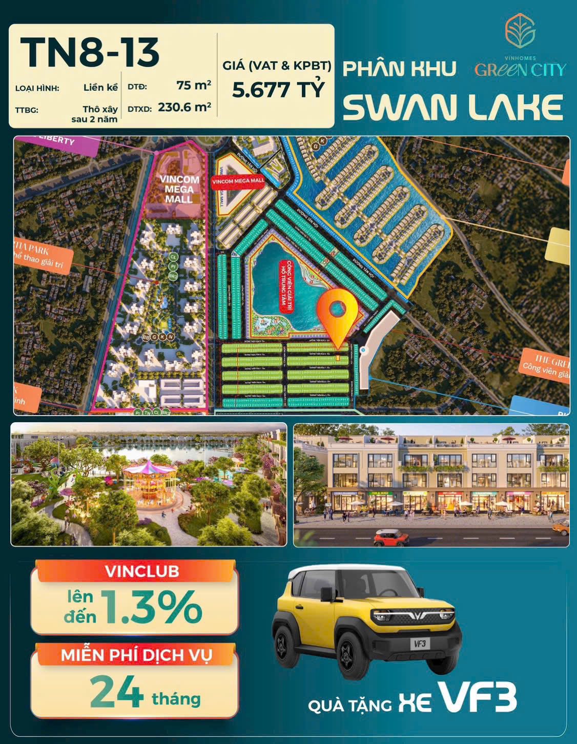HOT NHẤT DỰ ÁN TN8-13 – LK 75m² GIÁ SIÊU TỐT
