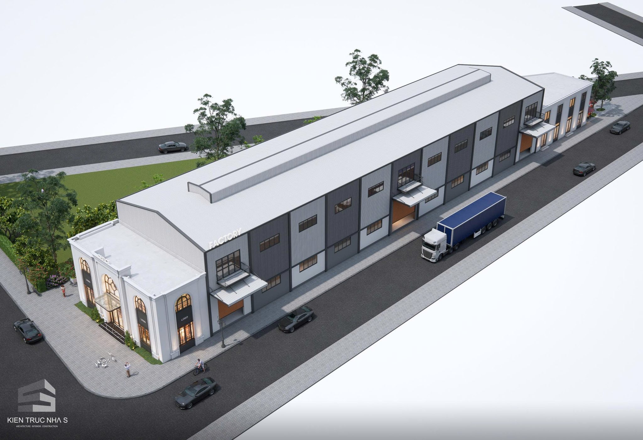 Cần cho thuê Nhà xưởng có Diện tích 2000m2 (Tầng 1 = 1.100m2, Tầng 2 = 900 m2) Tại Thôn Hà Nguyên – Xã Tân La – Hưng