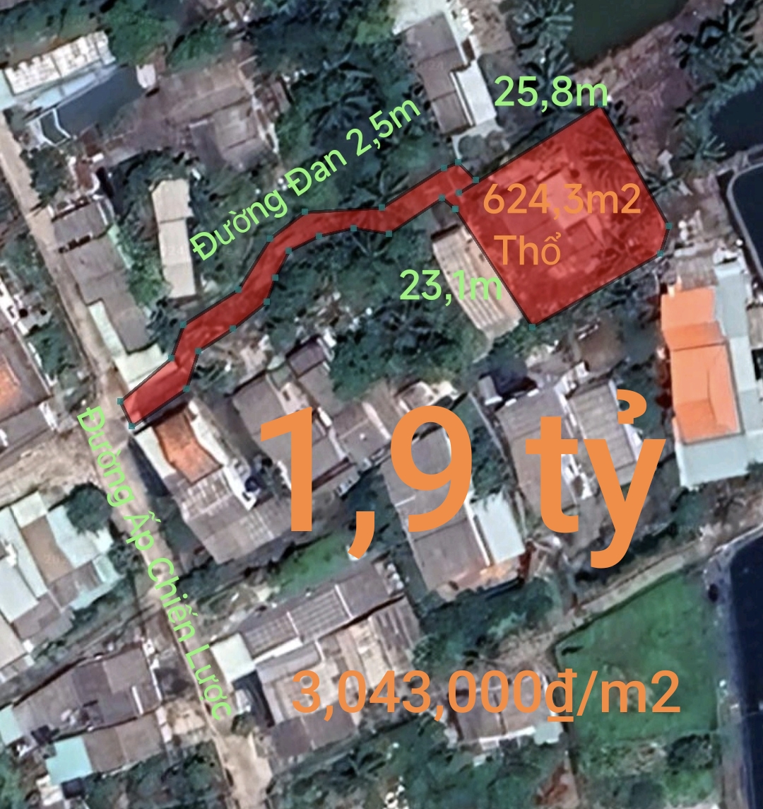 Bán gấp nhà trệt ngay vị trí trung tâm giá 1,9 tỷ