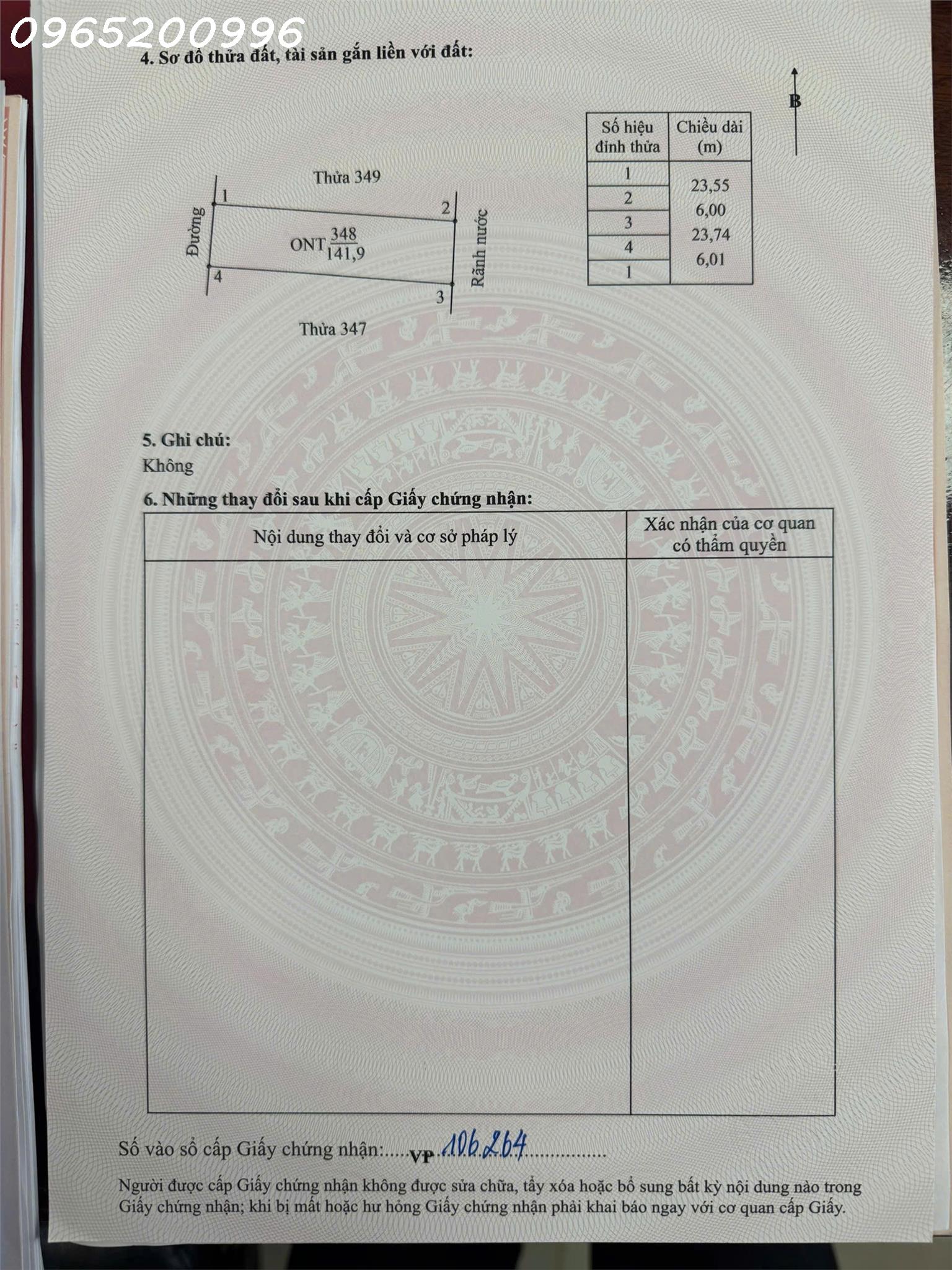 Siêu phẩm - Bán đất An Cư, xã Định Hoá, Ninh Bình, diện tích 141.9m2, giá đầu tư