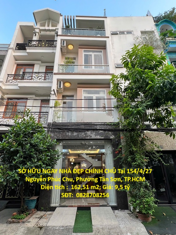 SỞ HỮU NGAY NHÀ ĐẸP CHÍNH CHỦ Tại Nguyễn Phúc Chu, Phường 15, Quận Tân Bình, TP Hồ Chí Minh