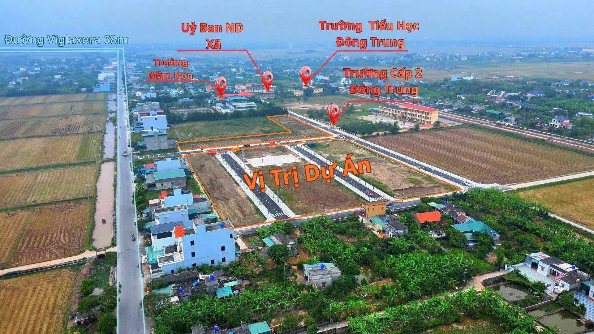 CHÍNH CHỦ Cần Bán LÔ ĐẤT TĐC ĐÔNG TRUNG, TIỀN HẢI, THÁI BÌNH - Vị Trí KINH DOANH ĐẸP NHẤT KHU