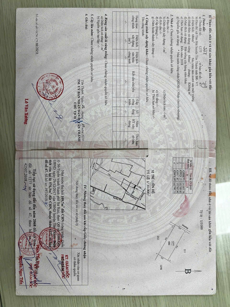 HÓT HÓT ĐẤT ĐẸP – GIÁ TỐT CHÍNH CHỦ CẦN BÁN ĐẤT Tại Xã Tân Hải,Thị xã Phú Mỹ, Bà Rịa –Vũng Tàu
