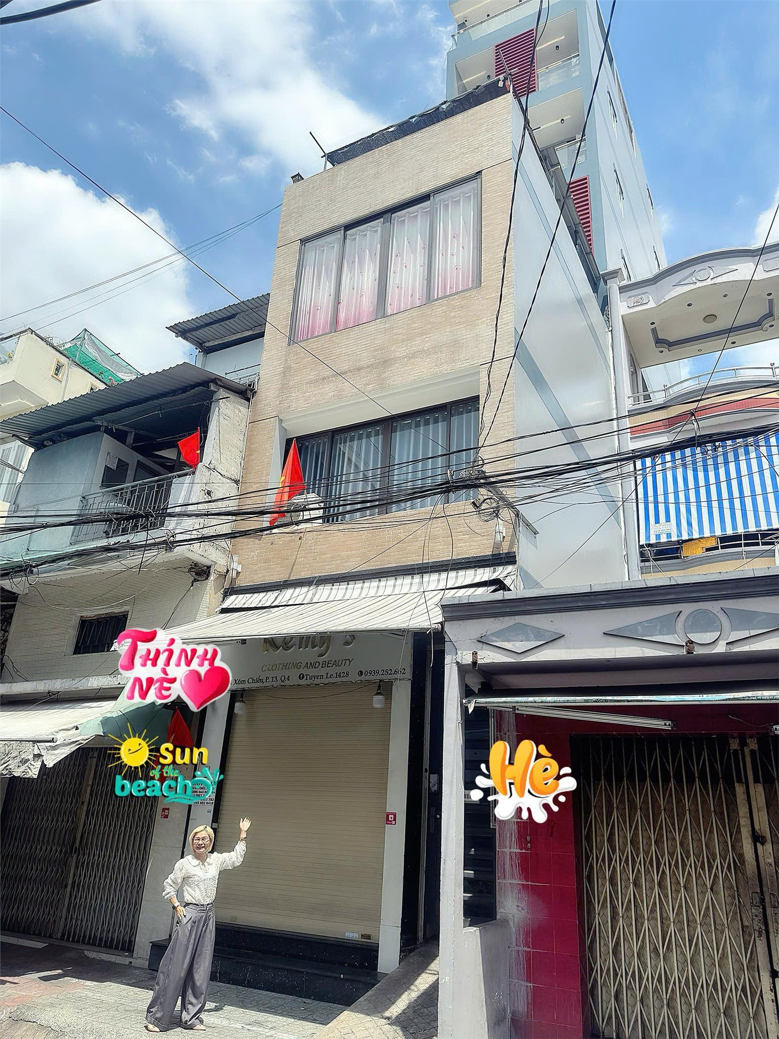 SIÊU PHẨM 8 TẦNG THANG MÁY - NGAY GÓC 2 MẶT TIỀN ĐƯỜNG NGUYỄN TẤT THÀNH VÀ XÓM CHIẾU, QUẬN 4 - GIANG GIANG: