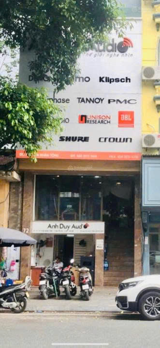 Cho thuê nhà mặt phố Trần Nhân Tông DT 72m²x7 tầng, MT 5.7m, Giá:75tr/tháng