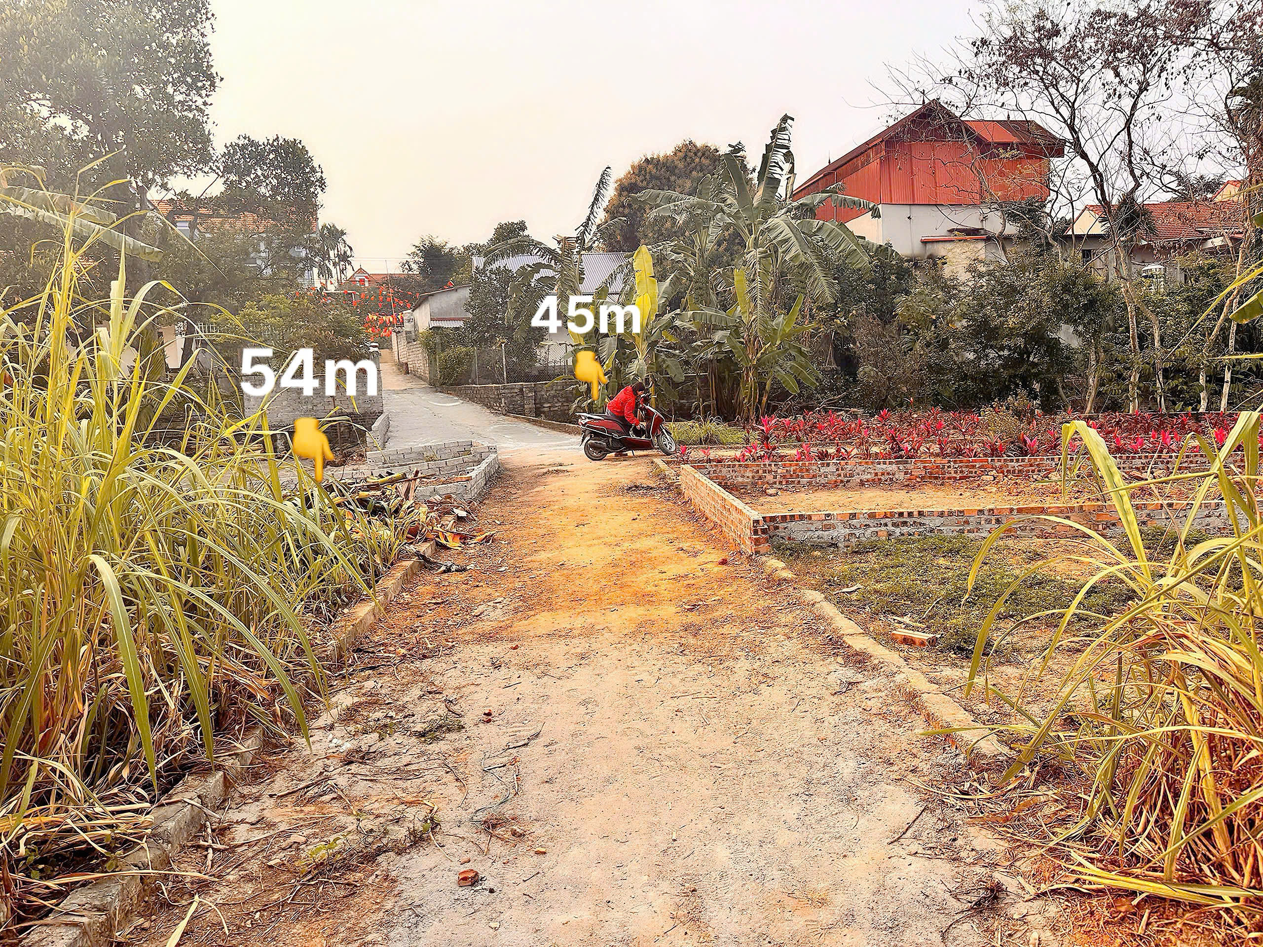 Cần bán 48m Tích Giang, Phúc Thọ, 7 chỗ vào tận đất, giá chỉ 1.28 tỷ.