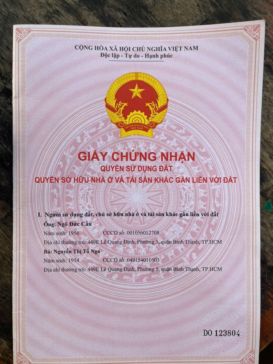 BÁN ĐẤT MẶT TIỀN ĐÔNG THẠNH 7-3, HÓC MÔN 12X26M