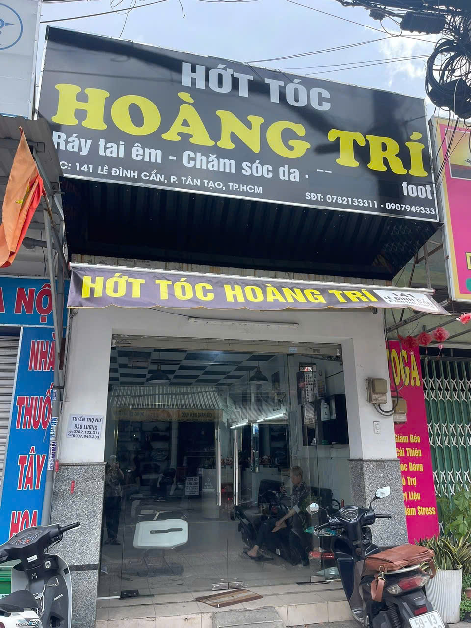 Bình Tân ! SANG SALON TÓC NAM MỚI ĐẸP , MẶT TIỀN ĐƯỜNG GẦN KHU CHỢ SẦM UẤT, Tel : 0907949333 ( chính chủ )