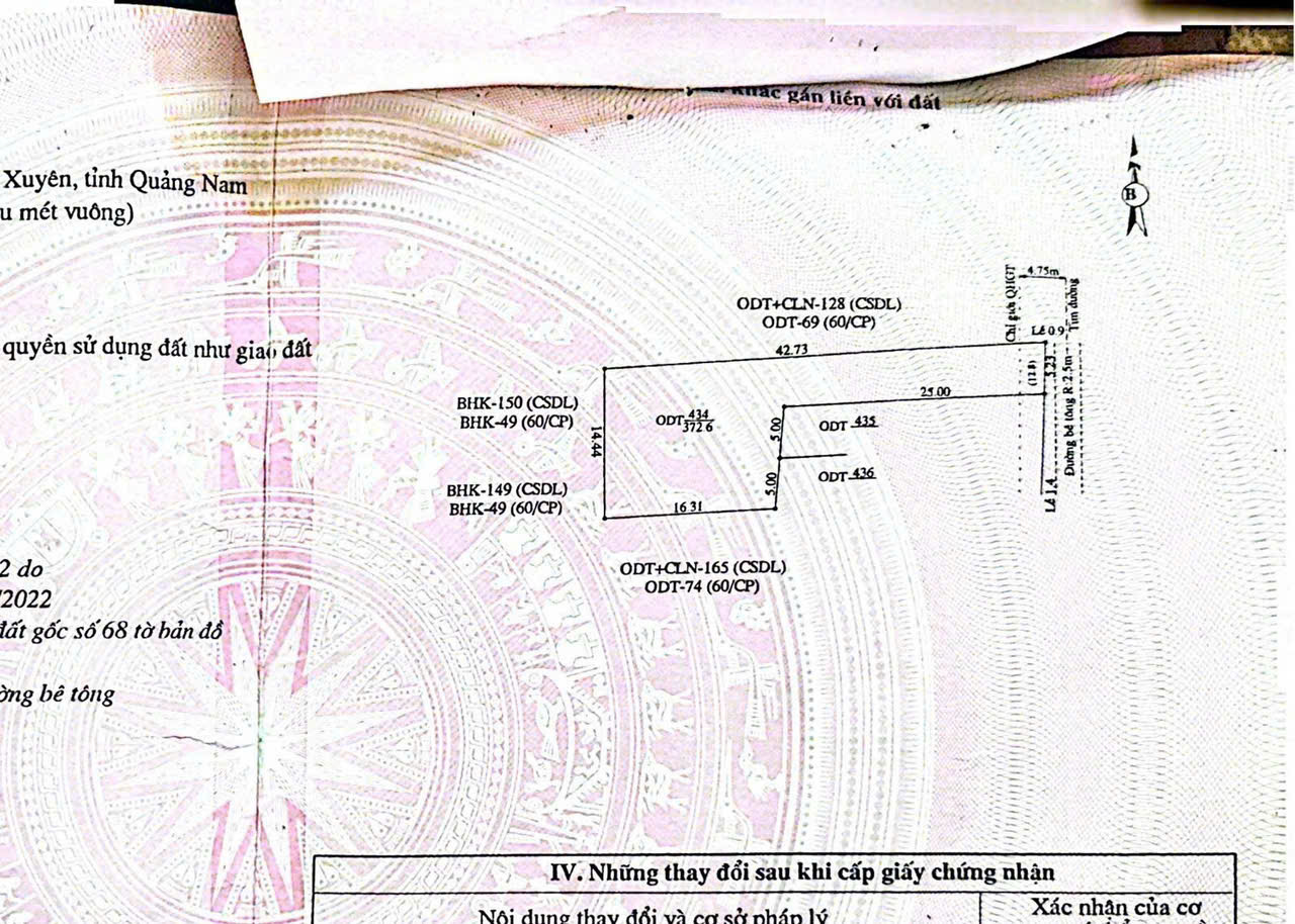 Chính Chủ Bán 370m2 Đất Đường Bê Tông Tại Khối Phố Xuyên Tây, Thị Trấn Nam Phước, Duy Xuyên, Quảng Nam