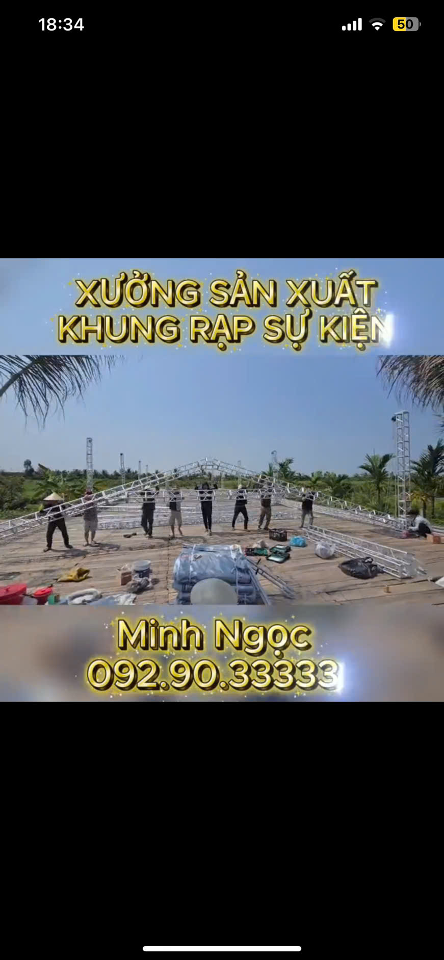 KHUNG SỰ KIỆN MINH NGỌC – CHUYÊN SẢN XUẤT KHUNG RẠP GIÁ GỐC - HƯNG YÊN
