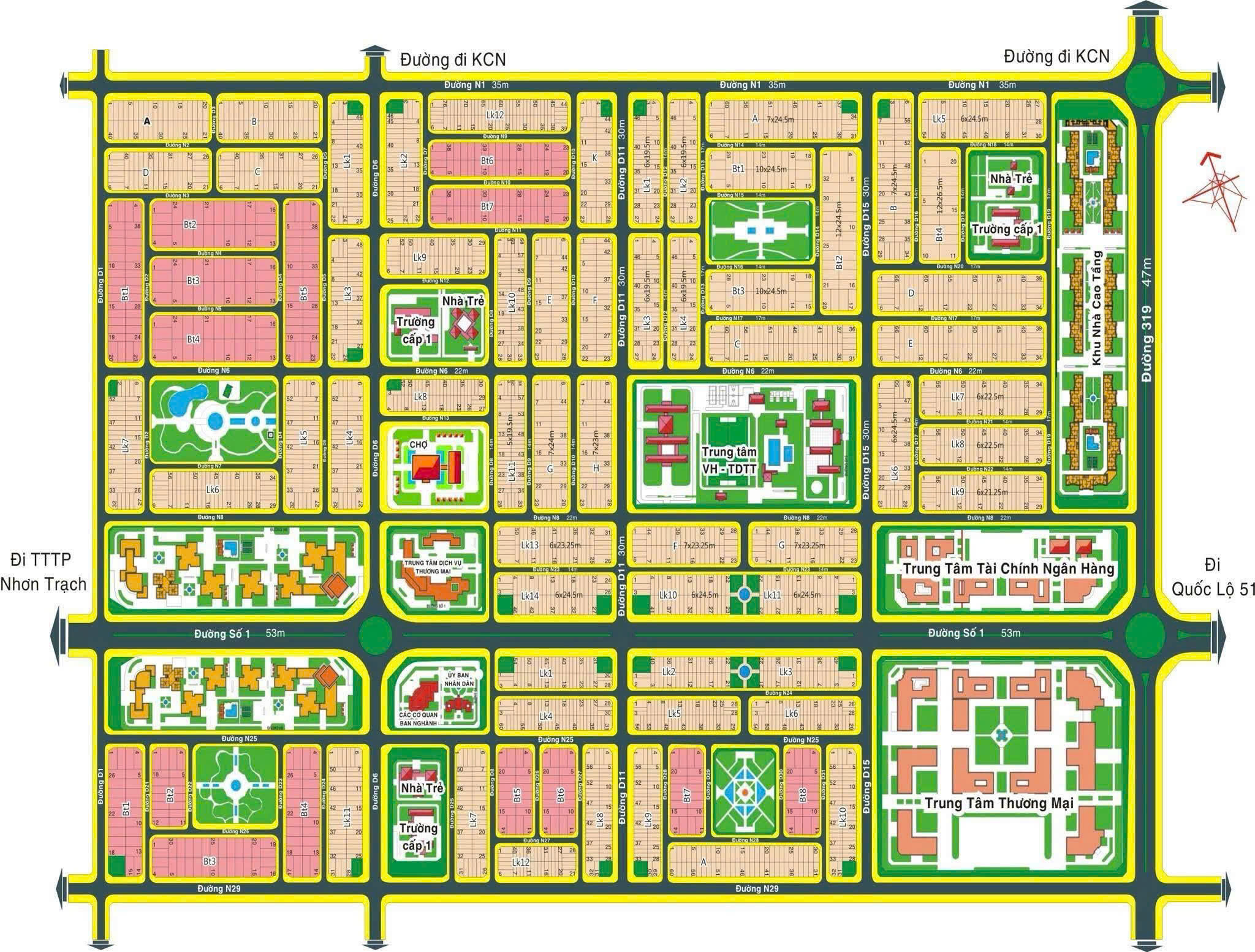 BÁN NỀN SONG LẬP - DỰ ÁN SUNFLOWER CITY THĂNG LONG REAL - NHƠN TRẠCH