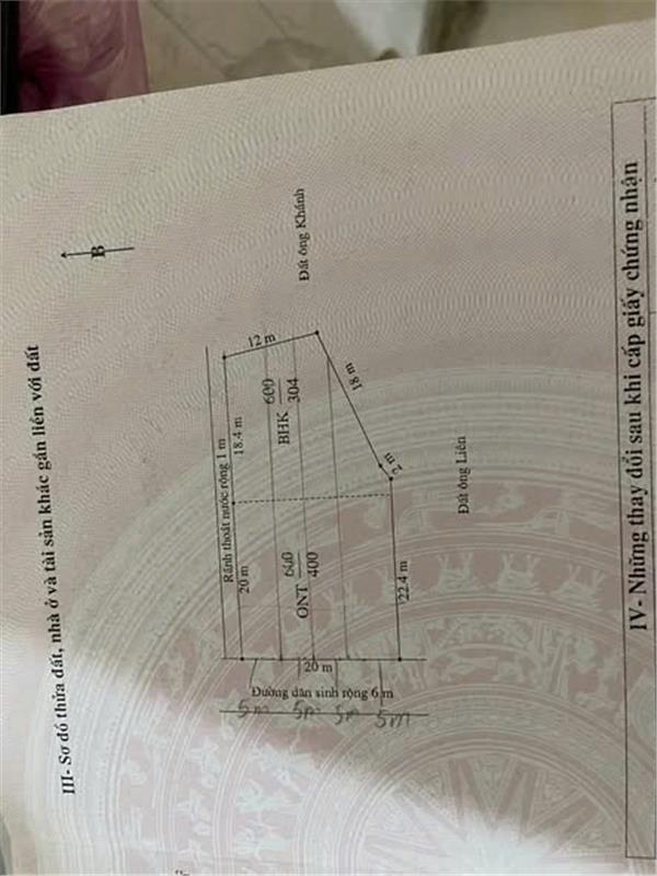 CHÍNH CHỦ CẦN BÁN ĐẤT GIÁ TỐT TẠI XÃ THANH NƯA - xã Thanh Hưng cũ (nay thuộc xã Thanh Nưa)