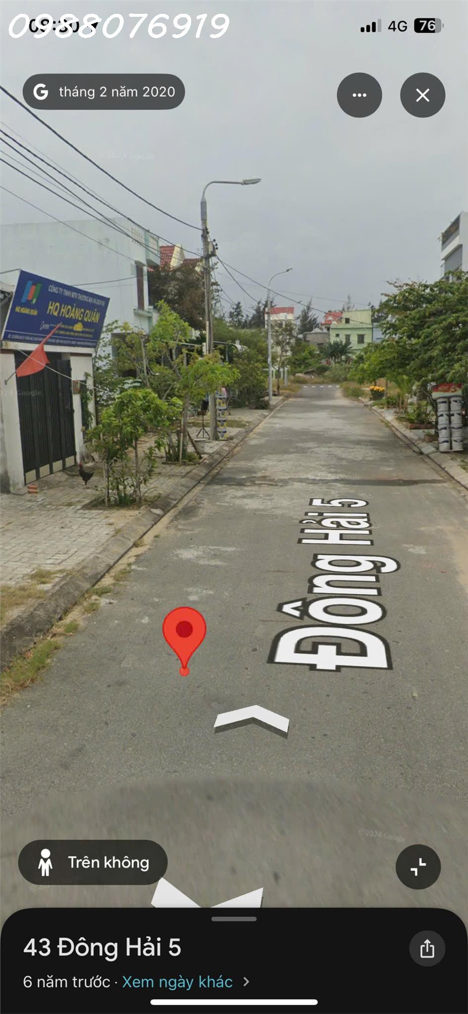 Bán lô đất mặt tiền đường Đông Hải 5 - Hoà Hải- Ngũ Hành Sơn - ĐN