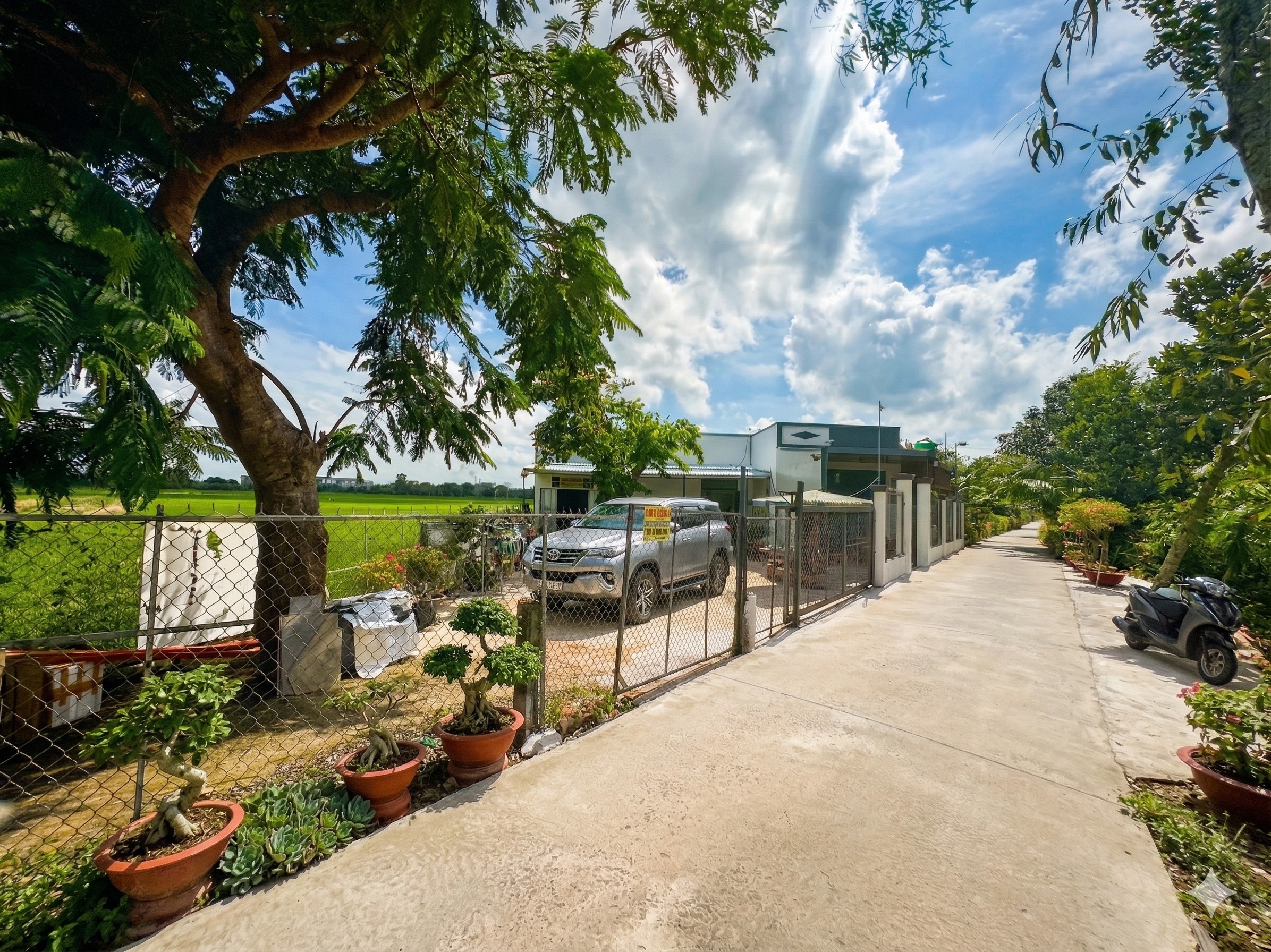NHÀ MẶT TIỀN VIEW SÔNG HOÀ THÀNH TÂN DƯƠNG - ĐỒNG THÁP, 418m2 4 PHÒNG NGỦ, SỔ HỒNG. LH 0829662282