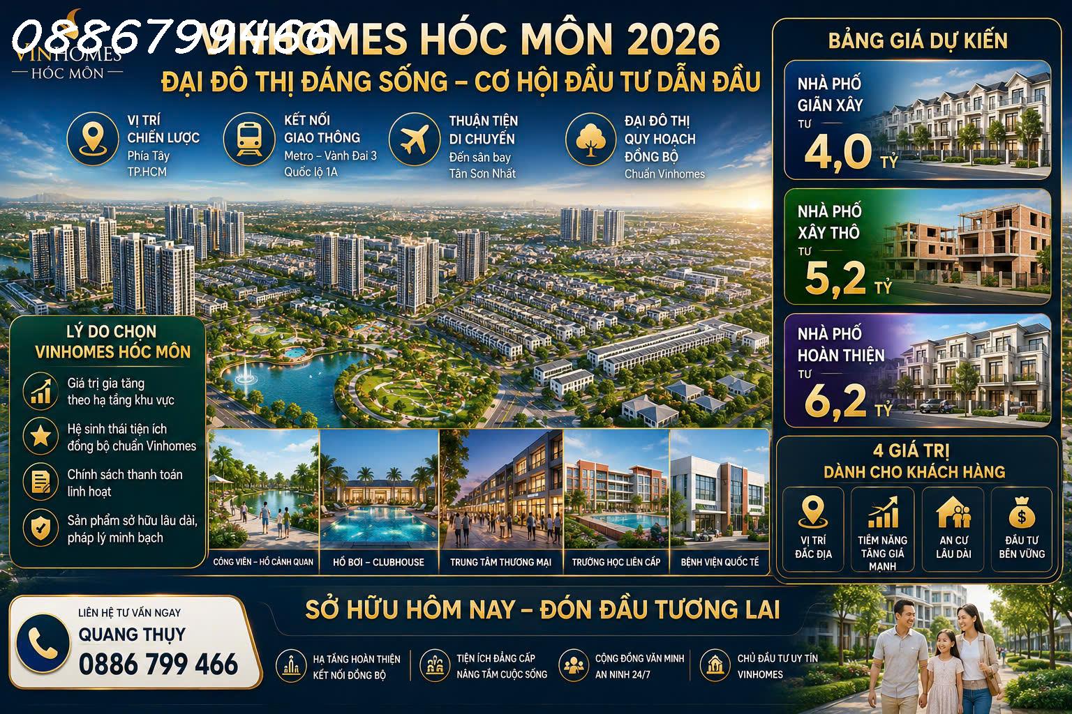 VINHOMES HÓC MÔN 2026 ĐẠI ĐÔ THỊ ĐÁNG SỐNG – CƠ HỘI ĐẦU TƯ DẪN ĐẦU