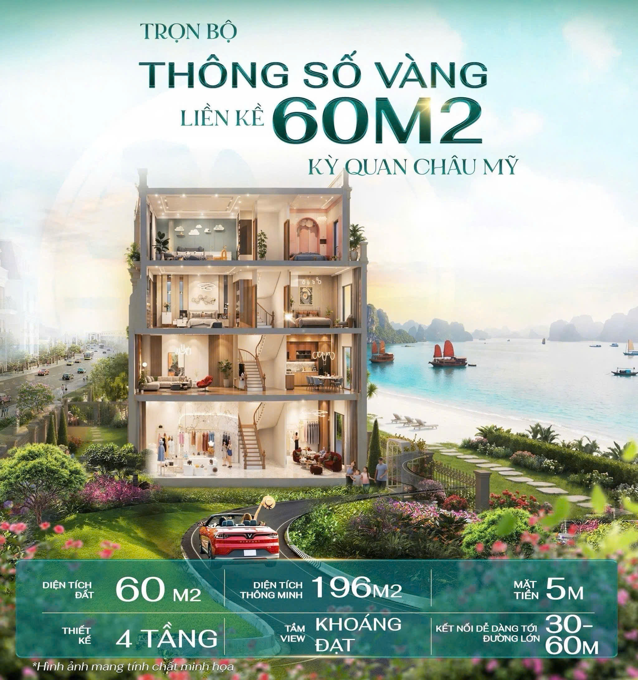 Bán biệt thự liền kề Hạ Long Xanh tại Quảng Yên, Tuần Châu với 5 kỷ lục thế giới