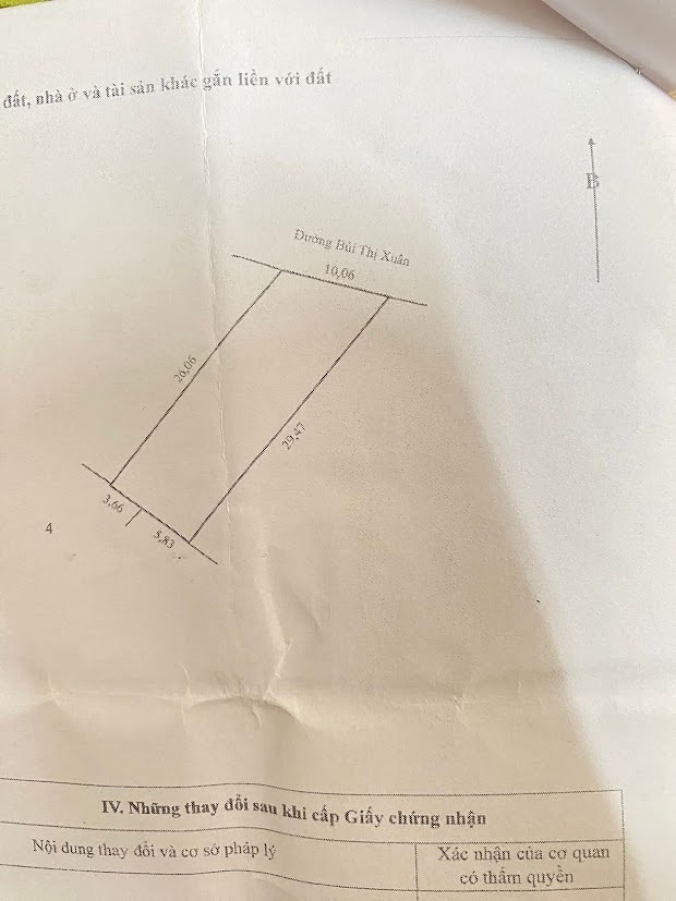 Bán Đất Thổ Cư 256m2, Mặt Tiền Đường Bùi Thị Xuân- Phường Sa Đéc, Đồng Tháp. Giá 1 tỷ 650 triệu