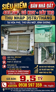 HÔM NAY VÀ NGÀY MAI: CHỈ CẦN CỌC 200TR – SỞ HỮU DÃY TRỌ 20 PHÒNG + 3 kios THU 35TR/THÁNG