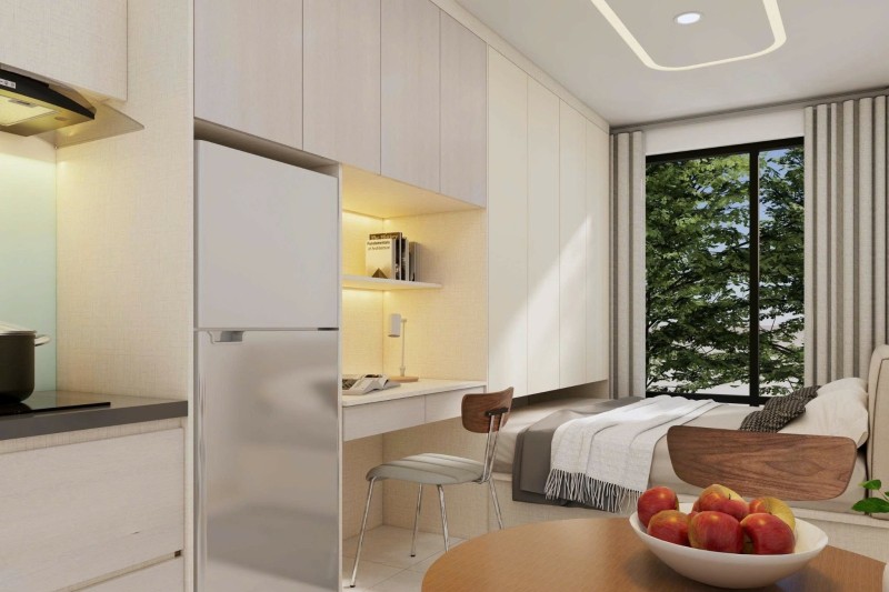 # Tòa Căn Hộ mới hiện đại, ngay Cổng Sân Bay 90m2, 6.5 tầng, dòng tiền cao trên 100tr/th