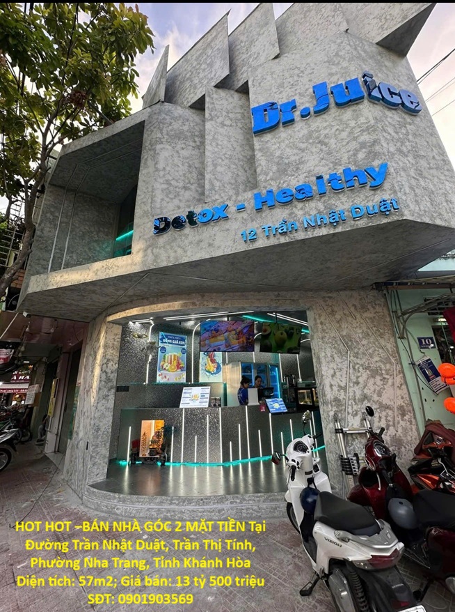 HOT HOT –BÁN NHÀ GÓC 2 MẶT TIỀN Tại Đường Trần Nhật Duật, Trần Thị Tính, Phường Nha Trang, Khánh Hòa