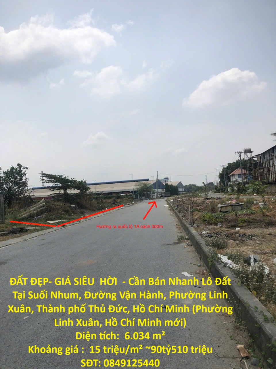 ĐẤT ĐẸP- GIÁ SIÊU HỜI - Cần Bán Nhanh Lô Đất Tại Suối Nhum, TP Thủ Đức , Giá Chỉ 15 triệu/m2, Diện Tích 6034 m2