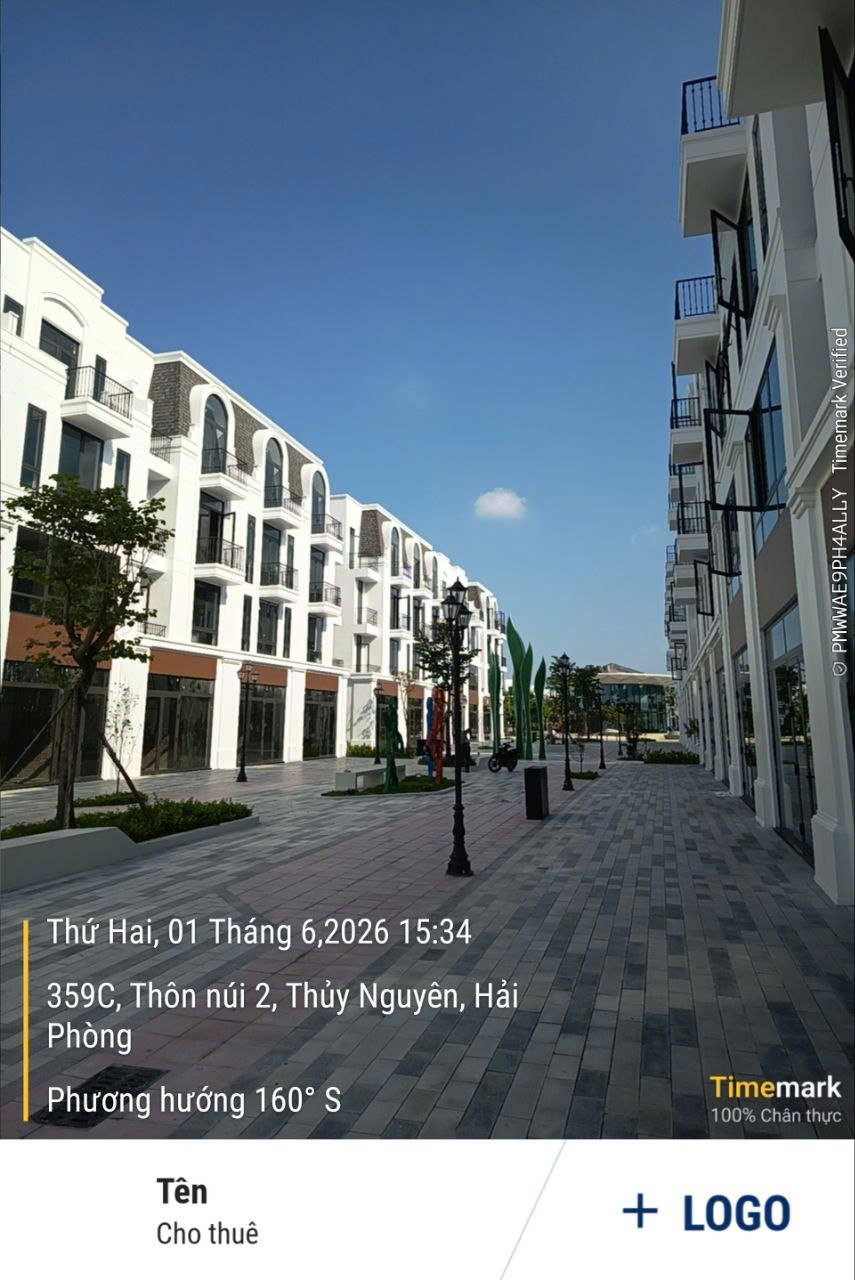 Bán Shophouse 62,5m2 ở Vlasta Thủy Nguyên, giá tốt Chiết Khấu Từ Chủ Đầu Tư