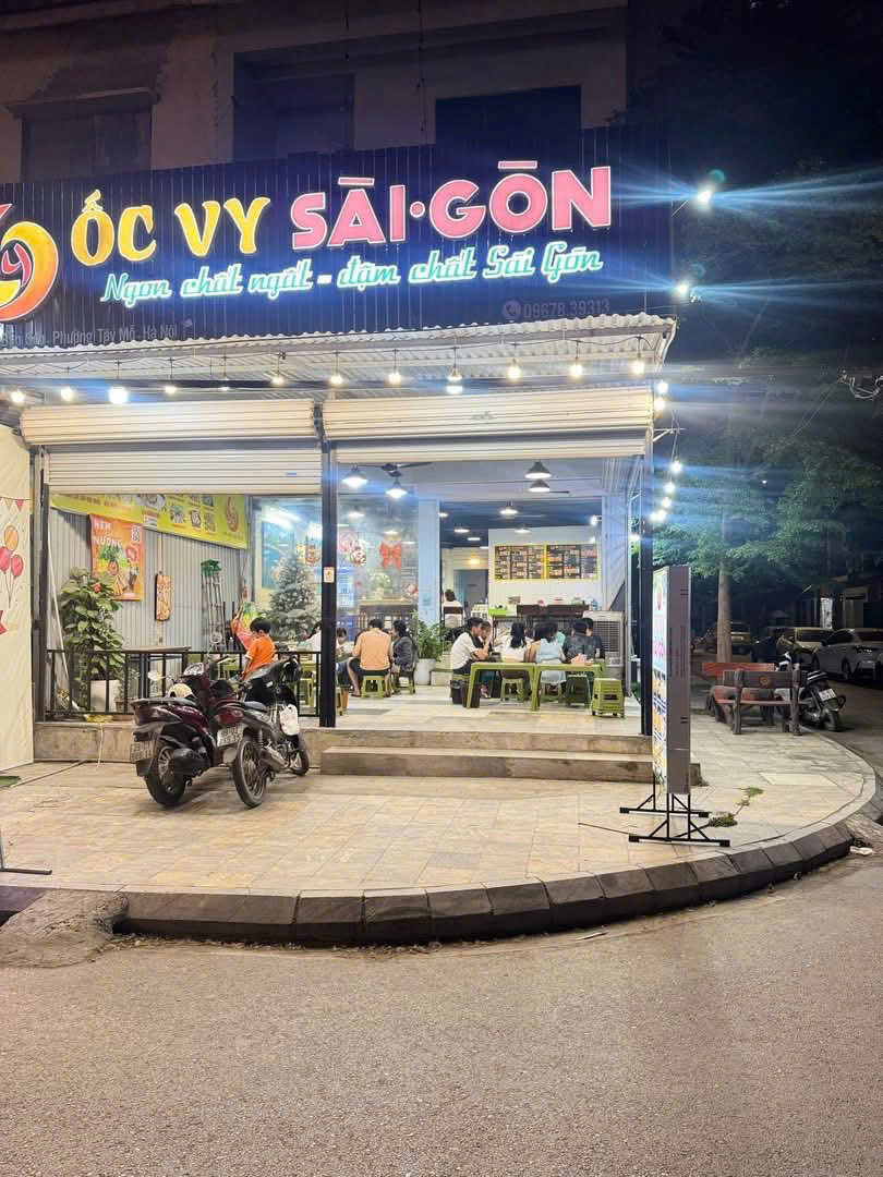 Do có định hướng công việc mới nên mình cần sang nhượng lại toàn bộ cơ sở Ốc Vy Sài Gòn Vinsmart city HỆ THỐNG VẬN HÀNH