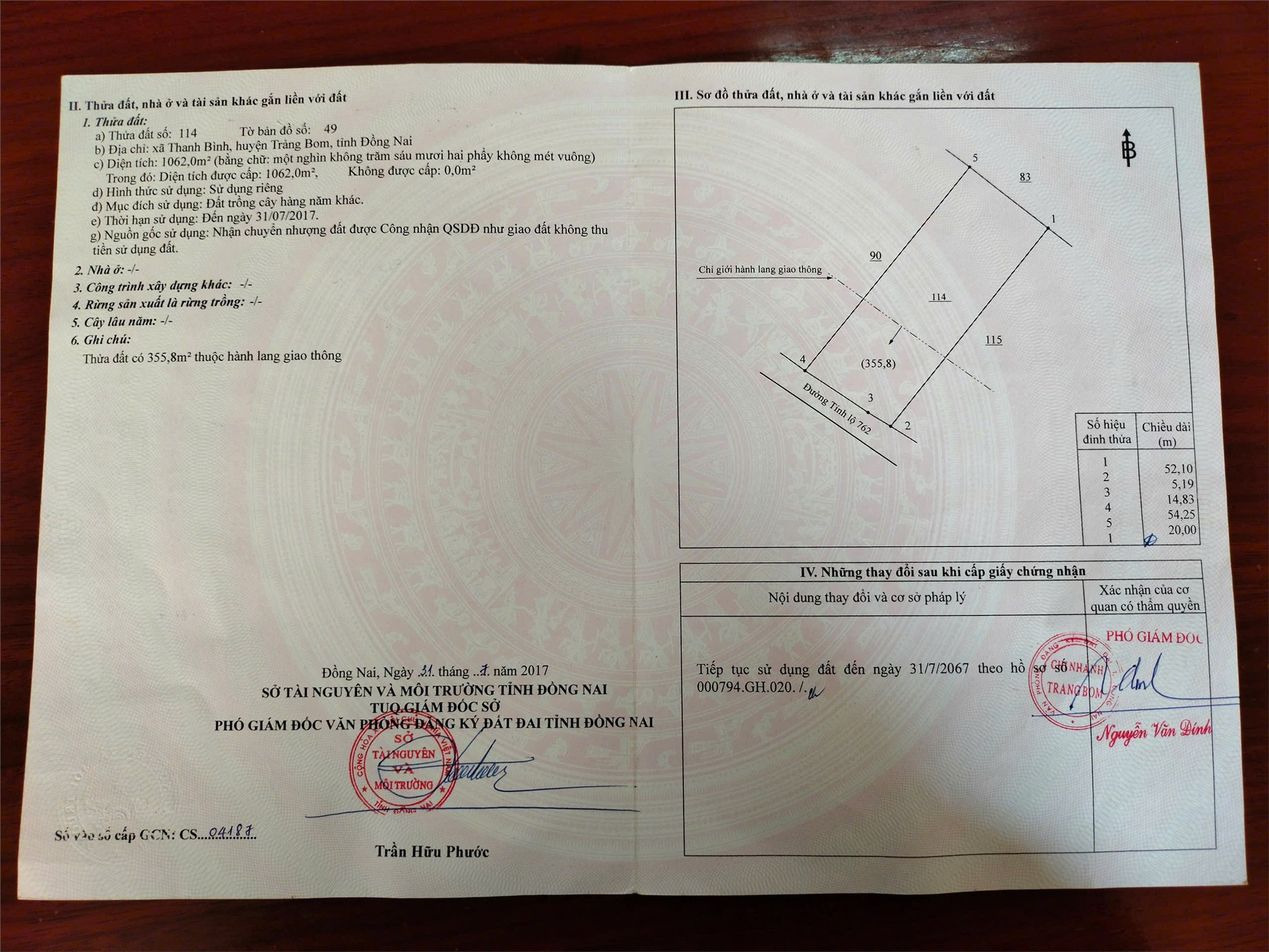 VỊ TRÍ ĐẸP - ĐẦU TƯ SINH LỜI - BÁN NHÀ XƯỞNG MẶT TIỀN TỈNH LỘ 762 - Xã Bàu Hàm, Đồng Nai