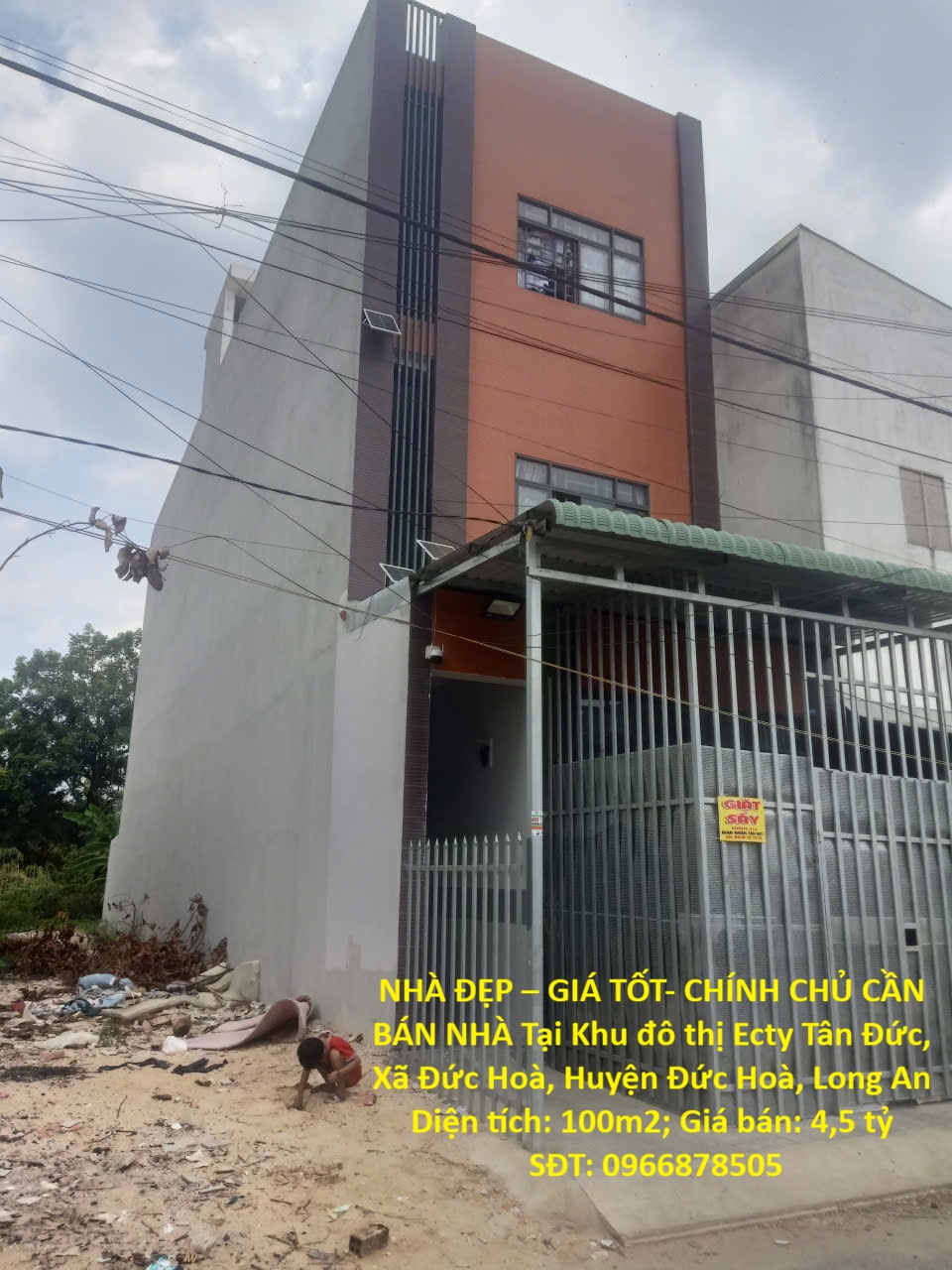 NHÀ ĐẸP – GIÁ TỐT- CHÍNH CHỦ CẦN BÁN NHÀ Tại Khu đô thị Ecty Tân Đức, Xã Đức Hoà, Huyện Đức Hoà, Long An