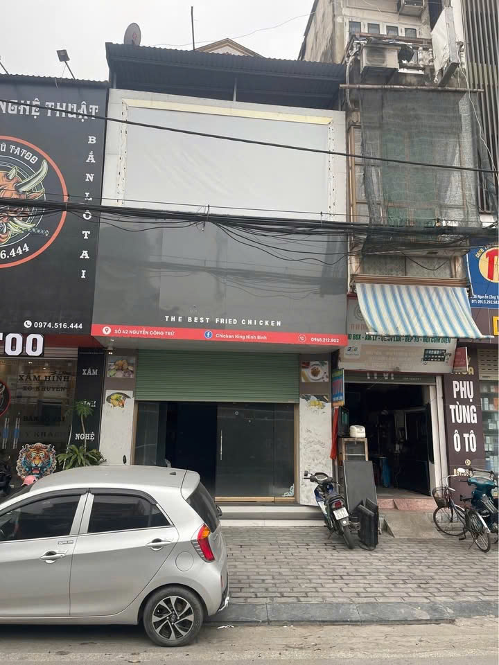 Nhà mặt tiền Nguyễn Công Trứ, TP. Ninh Bình - 2,5 tầng kinh doanh đỉnh, đối diện bến xe, chỉ 79,3m2