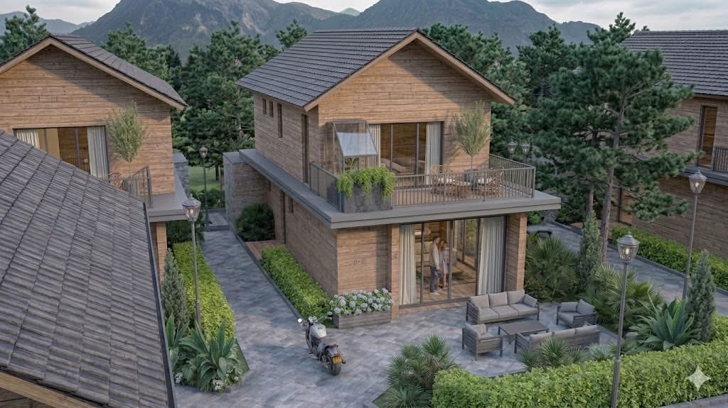 CẦN BÁN GẤP VILLAS FULL NỘI THẤT TẠI SUỐI THÔNG GARDEN BẢO LỘC - GẦN HỒ NGỌC BÁN NHANH 3.070 TỈ