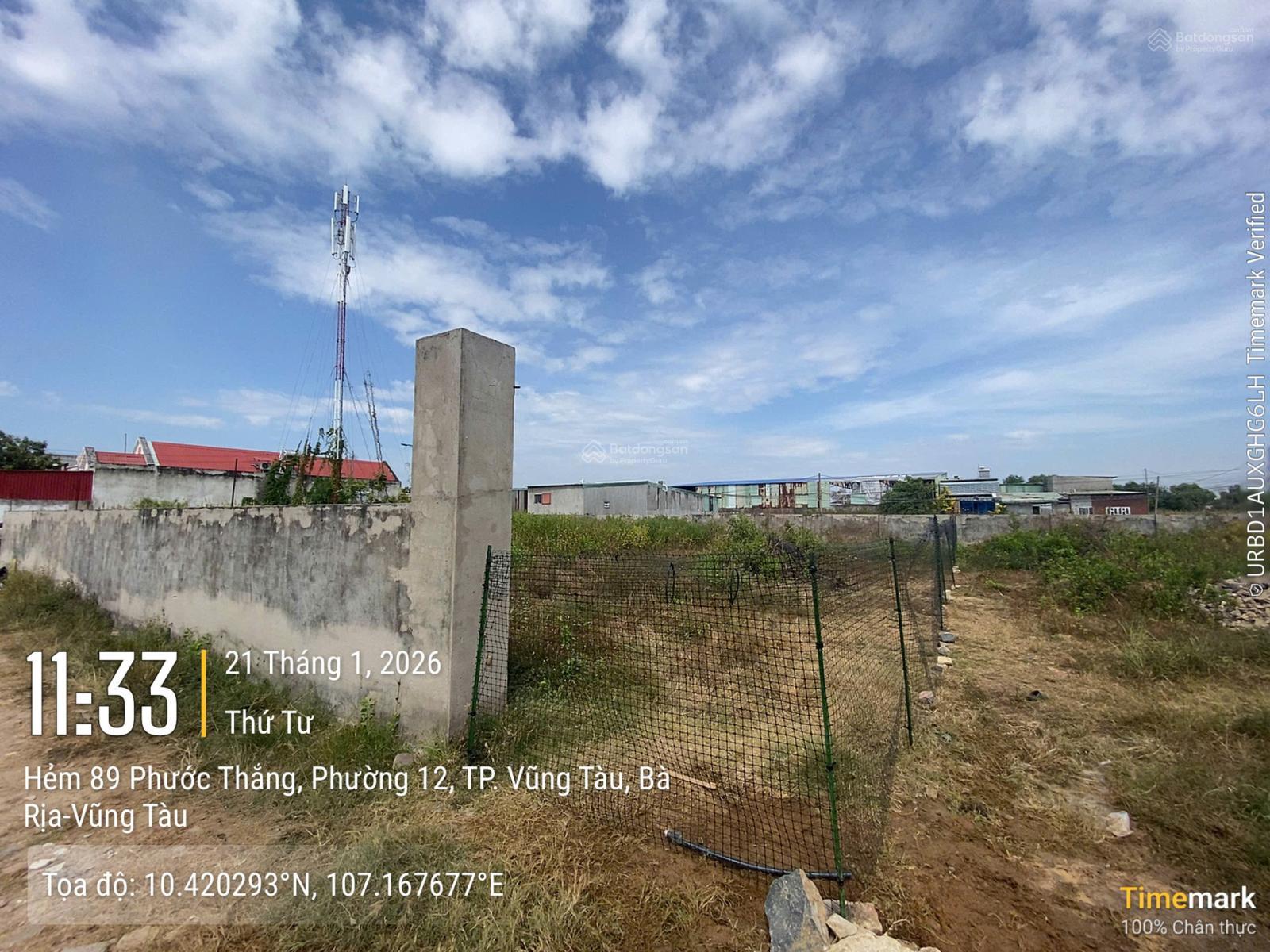 CẦN BÁN GẤP ĐẤT NỀN 500m² – PHƯỜNG PHƯỚC THẮNG (P.12 CŨ), TP. HỒ CHÍ MINH (VŨNG TÀU CŨ)