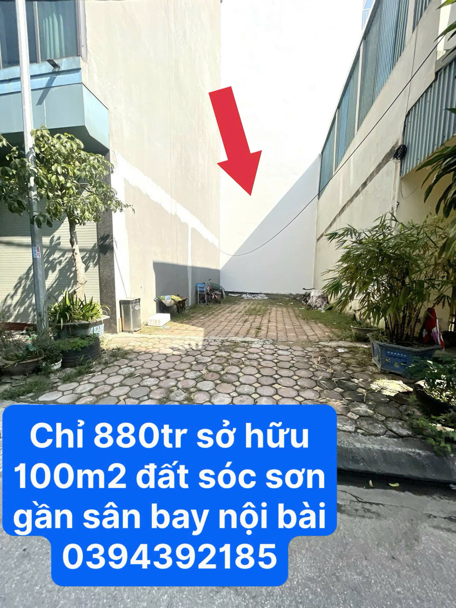 Ông nội cho mảnh đất 100m² full thổ cư gần sân bay Nội Bài, nhưng em không có nhu cầu sử dụng nên quyết định bán để lấy