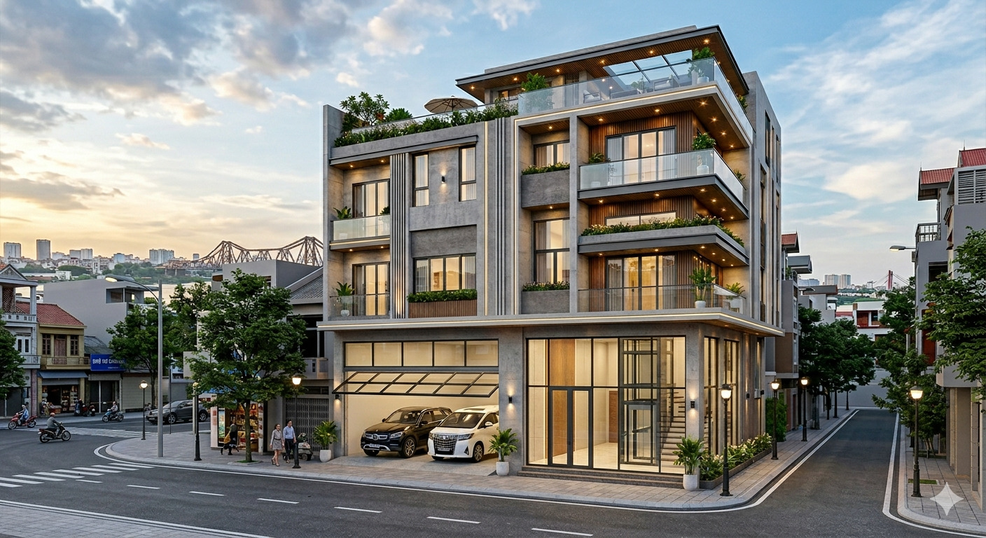 BÁN NHÀ SÀI ĐỒNG 70M2- 6 TẦNG THANG MÁY- GARA Ô TÔ- NGÕ THÔNG- 17.x Tỷ