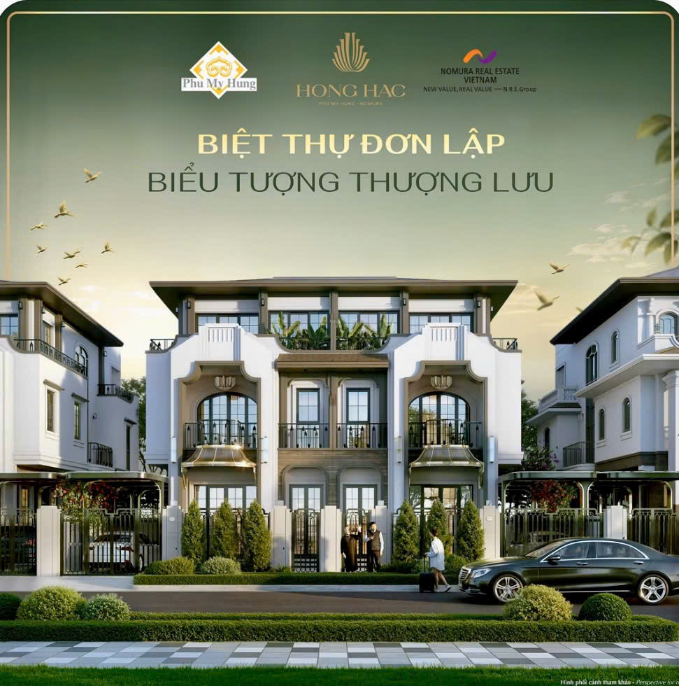PHÚ MỸ HƯNG BÁN BIỆT THỰ SONG LẬP HỒNG HẠC CITY 9X20, 3 TẦNG, CHỈ TỪ 19 TỶ, MUA TT CĐT, LS 0%, CK 18%. THAM QUAN NGAY