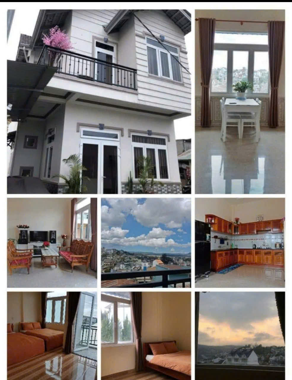Cho thuê villa 4 phòng Ngô Thì Sỹ Phường 4 Đà Lạt 18triệu